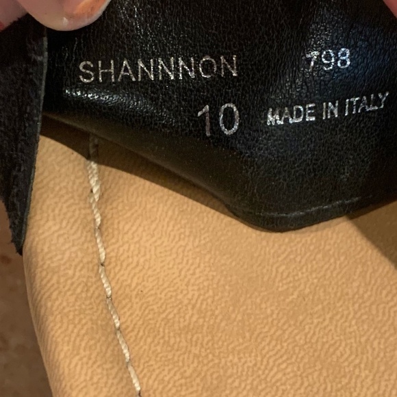 Steve Madden Shannnon Platform Leather Sandals Black size 10 - Picture 7 of 14